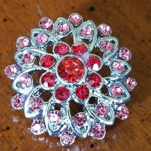 Red and pink snap for Snap jewelry